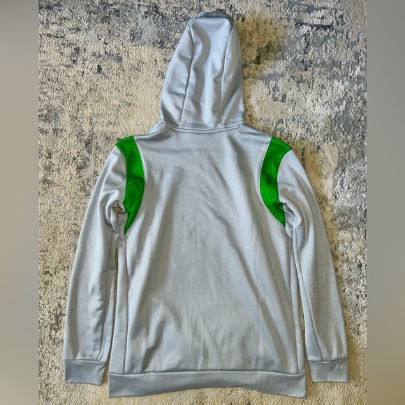 Nike Oregon Ducks Therma Dri-Fit Performance Hoodie Pullover Mens L Gray NWT - Picture 5 of 6